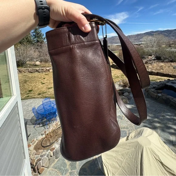 Vintage Coach Soho Buckle Bag #1457 - Mahogany - Picture 6 of 9